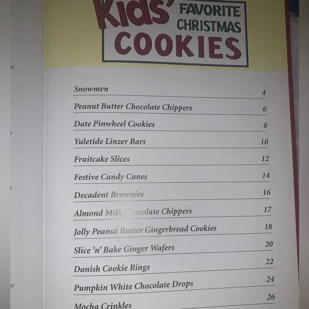 Kids Favorite Christmas Cookies Cookbook (HardCover)